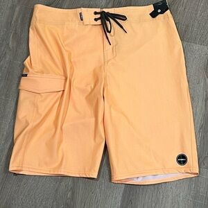 NWT O’Neil 32W Performance Swim Trunks Board Shorts Below Knee